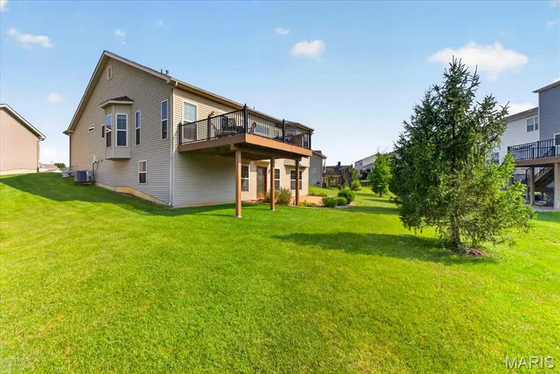 Rear view — 713 Bellingrath Gardens Court, Wentzville, MO 63385