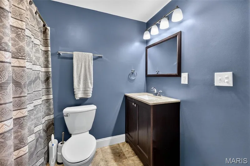 Finished basement full bathroom. — 236 Victoria Park Avenue, Wentzville, MO 63385