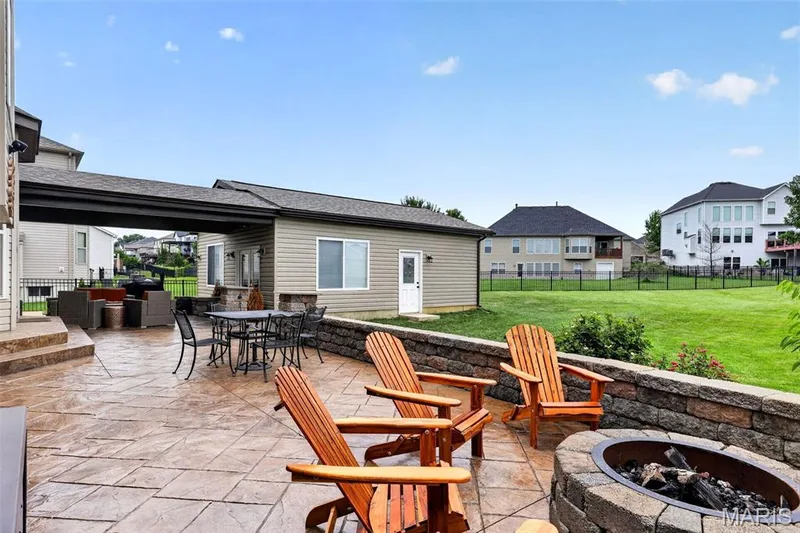 Gorgeous stamped patio! — 236 Victoria Park Avenue, Wentzville, MO 63385