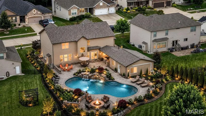 Future backyard rendering. Pool possibility. — 236 Victoria Park Avenue, Wentzville, MO 63385