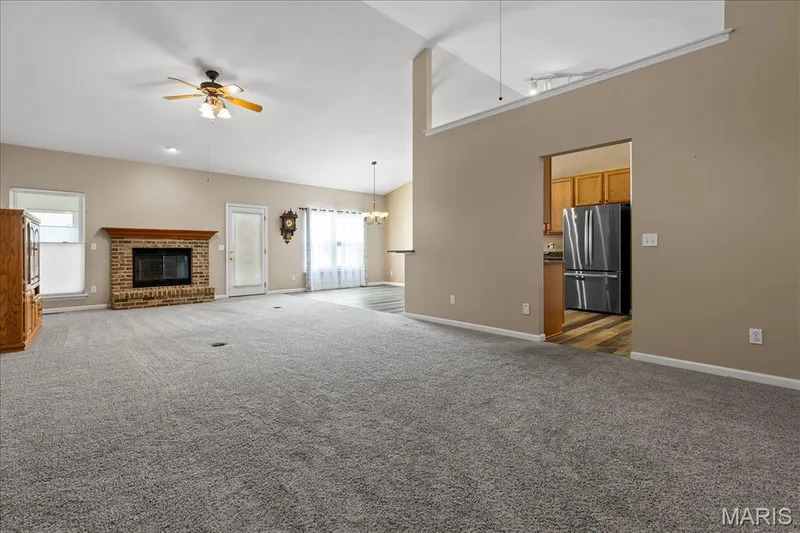 Large open concept with Vaulted Ceiling — 253 Strayhorn Drive, St Peters, MO 63376