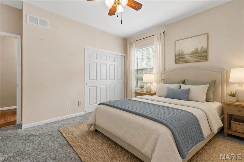 Closet in 2nd Bedroom with suggested staging — 253 Strayhorn Drive, St Peters, MO 63376