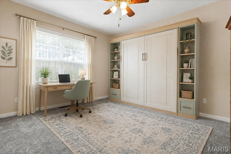 Suggested use and staging as office for 2nd bedroom — 253 Strayhorn Drive, St Peters, MO 63376
