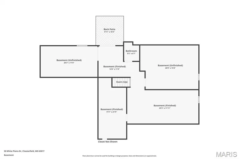Basement — 50 White Plains Drive, Chesterfield, MO 63017