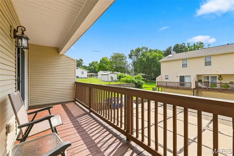 Freshly Stained Deck — 40 Trailside Court #2, St Peters, MO 63303