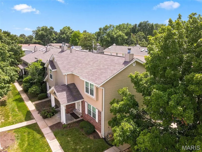 Subdivision Pool and plenty of green space and parking and guest parking area. — 40 Trailside Court #2, St Peters, MO 63303