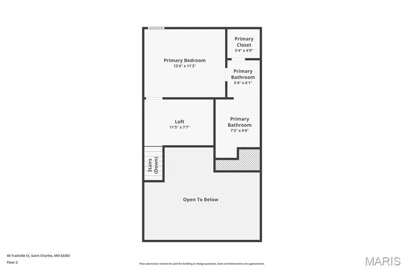 Second Level — 40 Trailside Court #2, St Peters, MO 63303