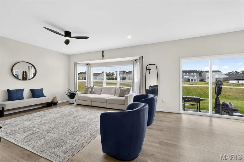 For those nights of entertainment or relaxation, enjoy this large space to unwind. — 403 Yellow Rose Court, Wentzville, MO 63385