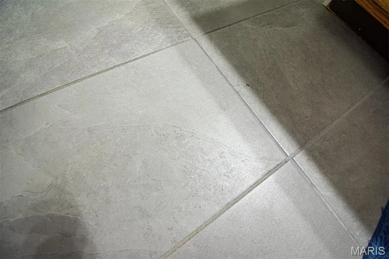 GUEST BATHROOM - Ceramic Tile Floor — 13261 COCHERO Drive, Chesterfield, MO 63141