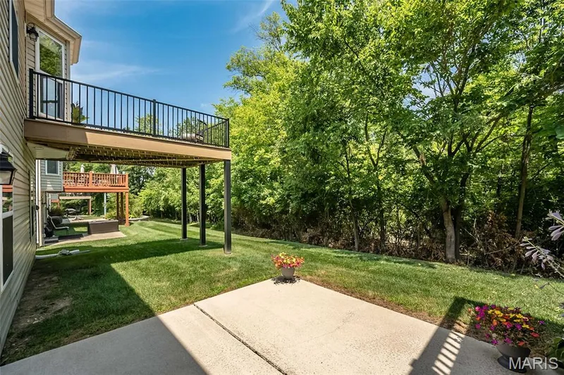If you enjoy privacy and outdoor space, look no further! You will love hanging out on this patio to enjoy your morning coffee or afternoon cocktails! — 249 Belmonte Circle, O'Fallon, MO 63368
