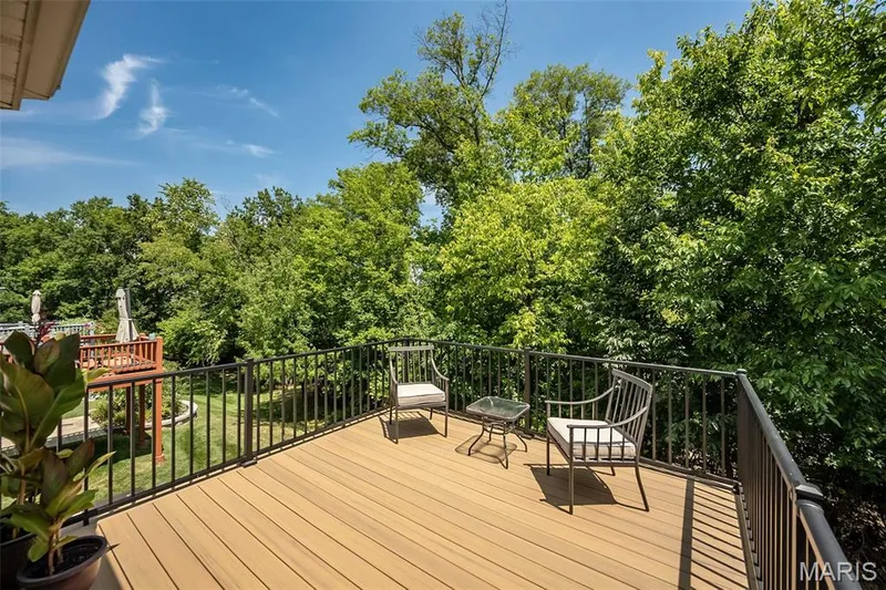 The beautiful composite deck with a view! — 249 Belmonte Circle, O'Fallon, MO 63368