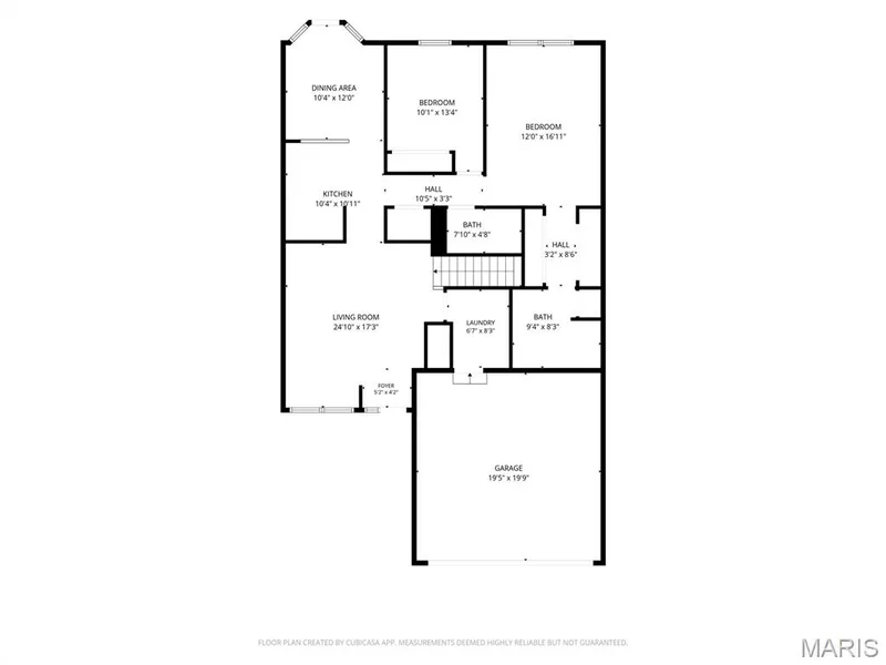 Main Floor Floorplan — 249 Belmonte Circle, O'Fallon, MO 63368