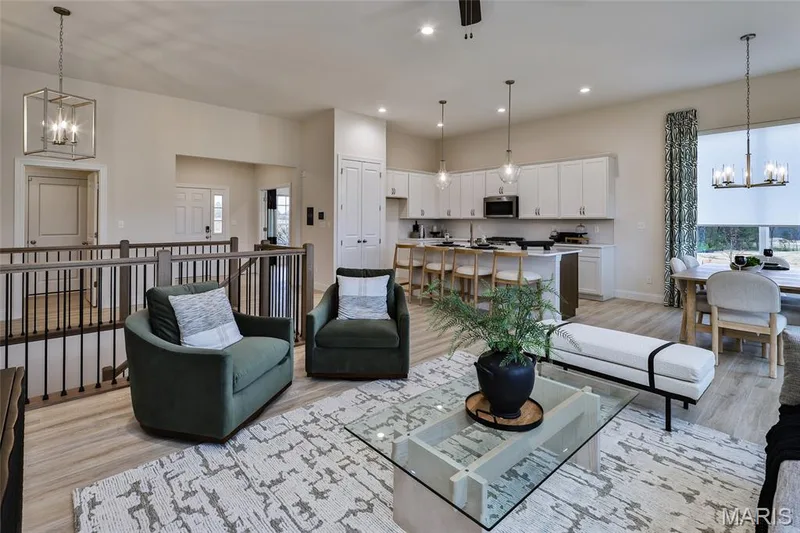 Great Room with view of Kitchen — 401 Farmhouse Drive, O'Fallon, MO 63385