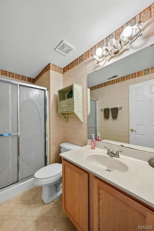 Lower level 3rd full bath. — 306 Villa Tuscany Court #10B, O'Fallon, MO 63366