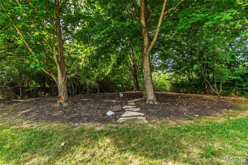 Front Yard with stepping stones. — 17507 Summit View Place Cove, Glencoe, MO 63038
