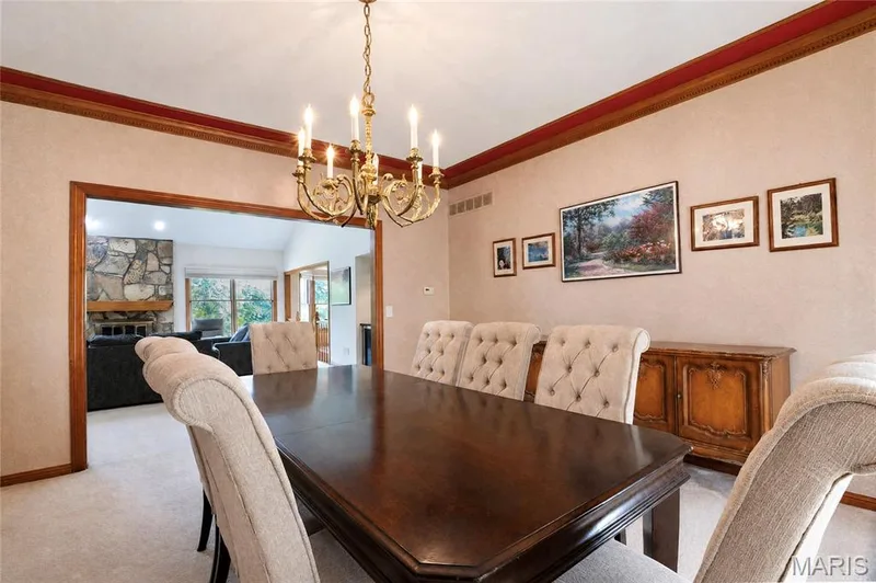 Large opening into the Great Room area. — 17507 Summit View Place Cove, Glencoe, MO 63038