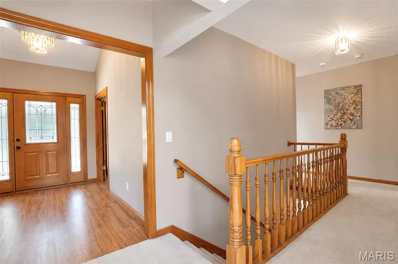 Steps leading to the Updated Lower Level. — 17507 Summit View Place Cove, Glencoe, MO 63038