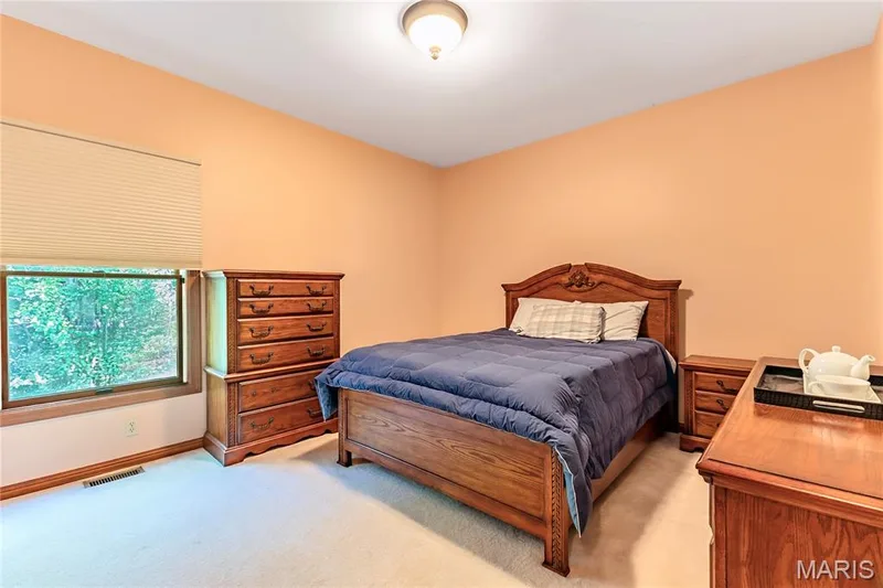 Second Bedroom adjacent to the Bathroom. — 17507 Summit View Place Cove, Glencoe, MO 63038