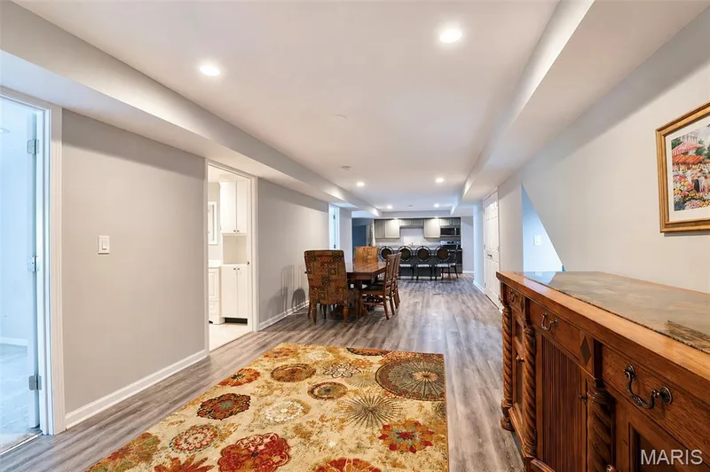 Dining space leading to the lower Level Kitchen. — 17507 Summit View Place Cove, Glencoe, MO 63038