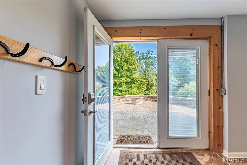 Atrium Doors leading to the back courtyard. — 17507 Summit View Place Cove, Glencoe, MO 63038