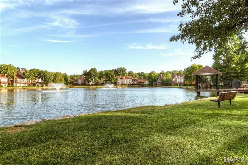 Larger community Lake! — 14620 Timberlake Manor Court, Chesterfield, MO 63017