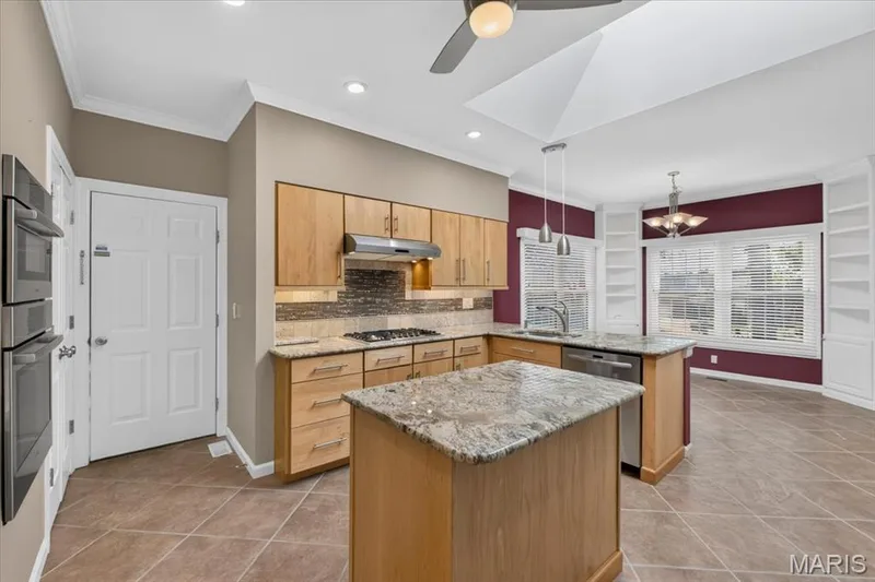 Lots of cabinets and counter space in this kitchen. — 14620 Timberlake Manor Court, Chesterfield, MO 63017