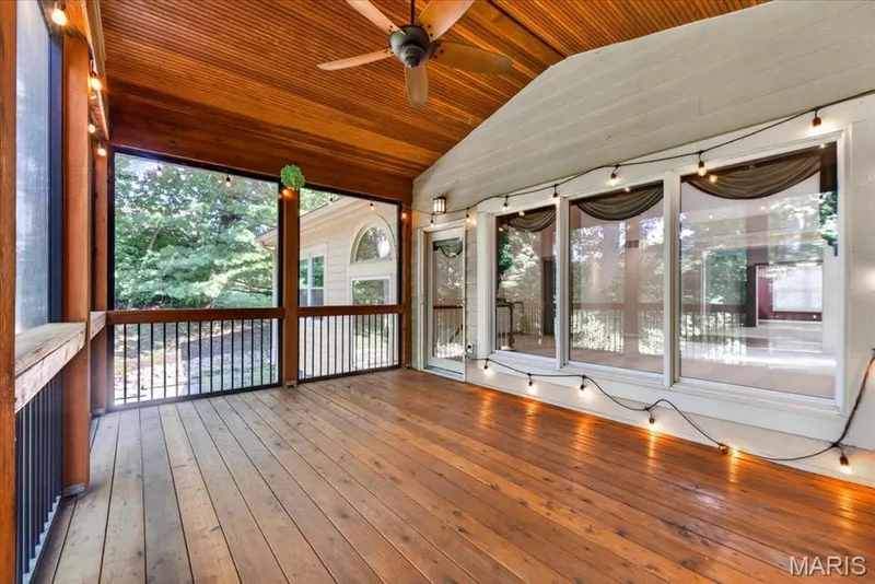 Another view of the upper screened porch. — 14620 Timberlake Manor Court, Chesterfield, MO 63017
