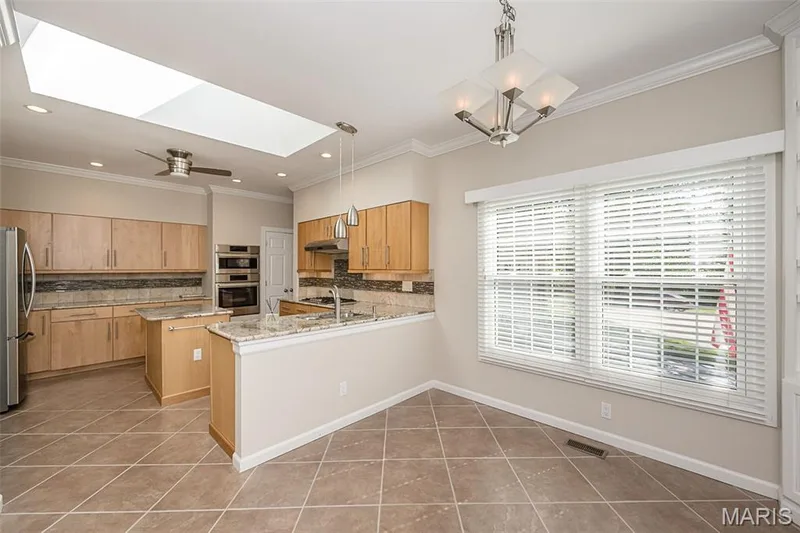 Freshly painted kitchen and breakfast area! — 14620 Timberlake Manor Court, Chesterfield, MO 63017