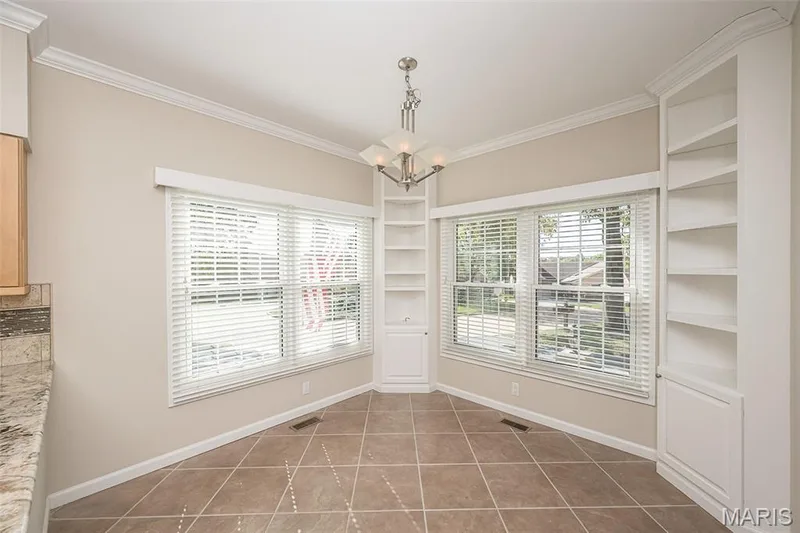 Freshly painted breakfast area. — 14620 Timberlake Manor Court, Chesterfield, MO 63017