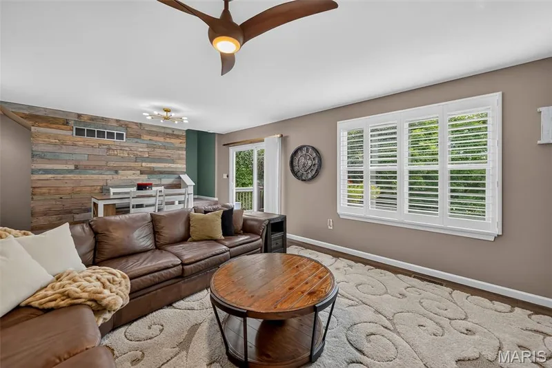 Great Room with Large Window Overlooking the Back Yard — 2322 Wills Hollow Drive, St Peters, MO 63376