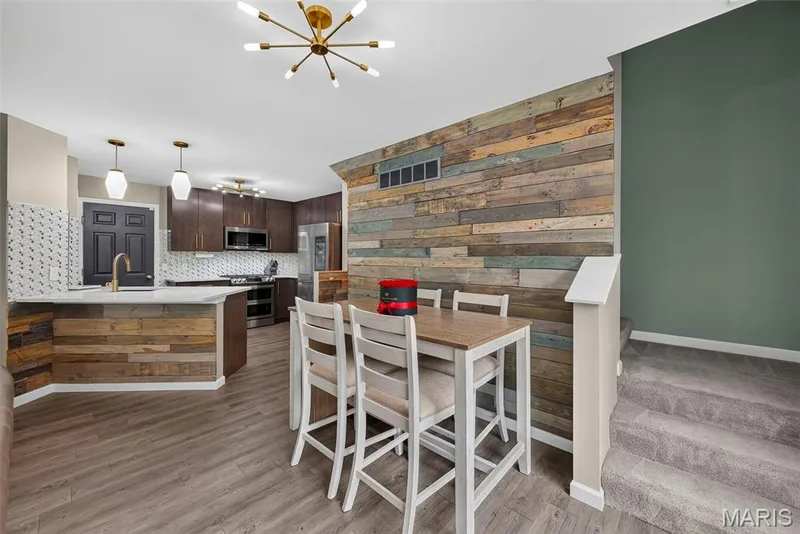 Dining Area and Kitchen — 2322 Wills Hollow Drive, St Peters, MO 63376