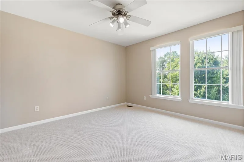 Sun-filled additional upper bedroom with brand-new carpeting. — 354 Buckington Street, St Peters, MO 63376