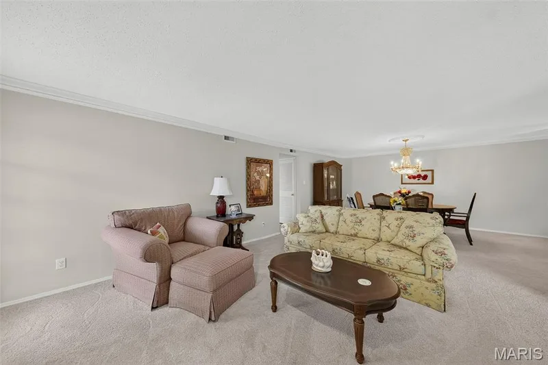 Living Room — 1530 Bedford Forge Court #15, Chesterfield, MO 63017