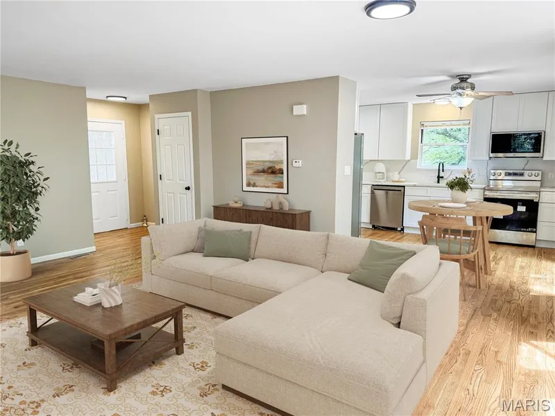 Flexible living area- Virtually staged — 6 Whispering Rock Court, O'Fallon, MO 63366
