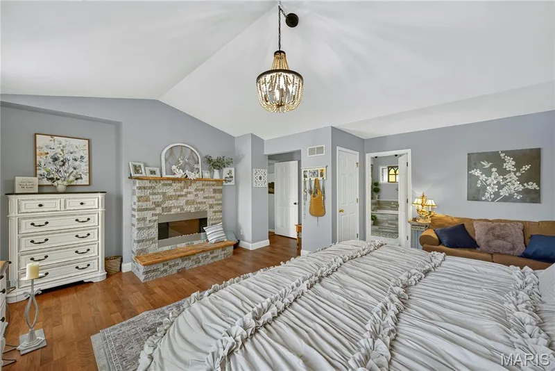 Electric Fireplace — 47 Park Place, St Peters, MO 63376