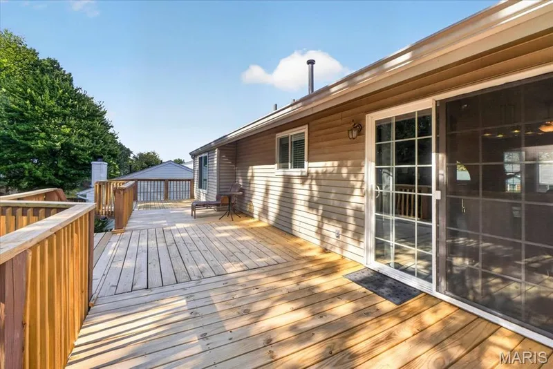 Renovated deck has tons of space — 1629 Lynncove Lane, St Charles, MO 63303