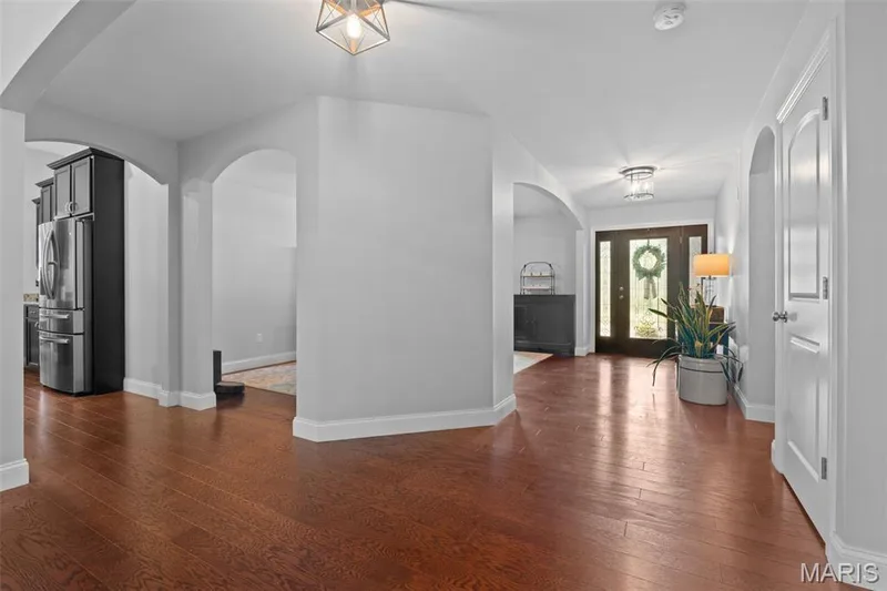 View of entry from the Great Room, the kitchen is to the left. — 14 Prairie Lake Court, Wentzville, MO 63385