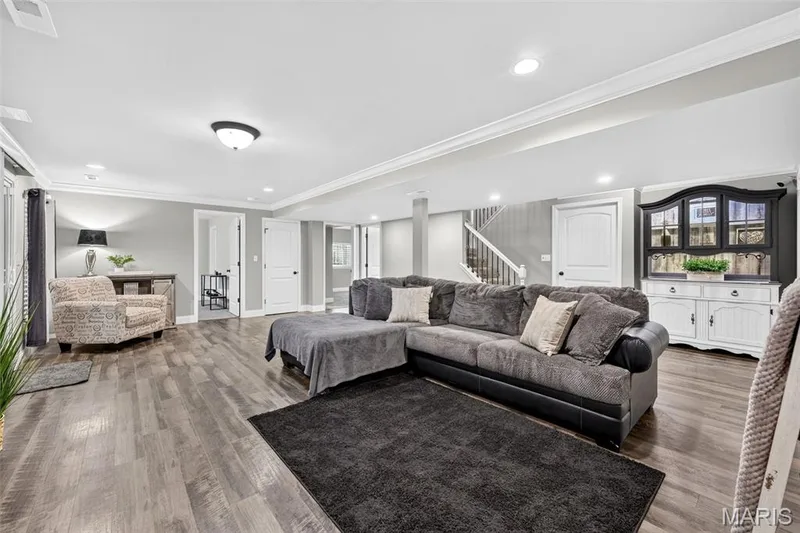 Spacious finished basement area! — 826 Liberty Creek Drive, Wentzville, MO 63385