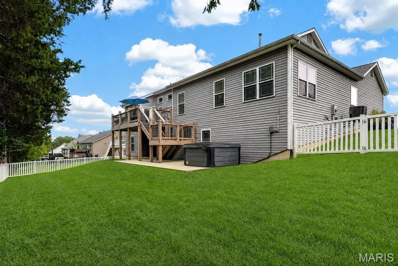Private fenced yard backing to trees! — 826 Liberty Creek Drive, Wentzville, MO 63385