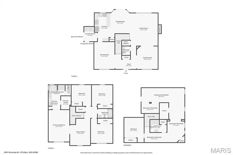Floor plan — 2947 Bromley Drive, O'Fallon, MO 63368