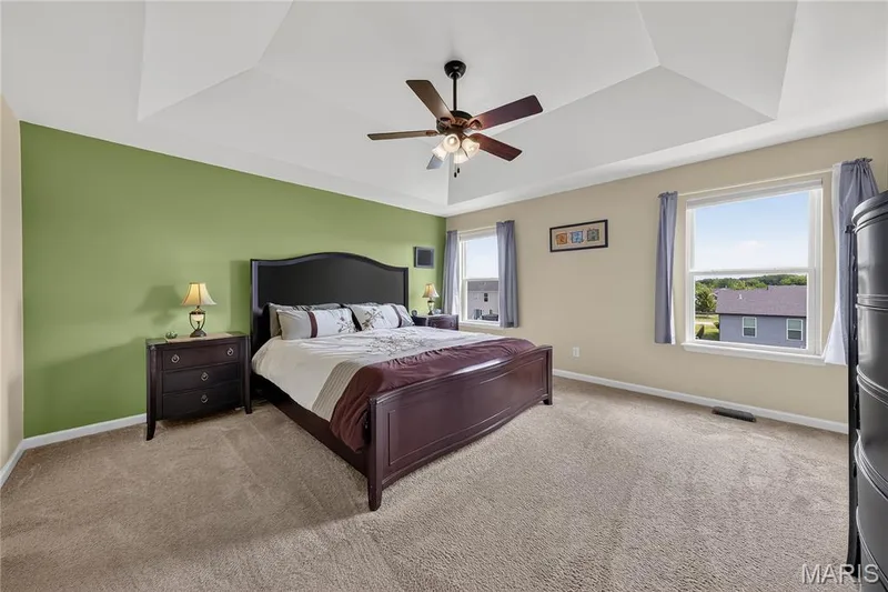 Primary Bedroom — 132 Riverdale Woods Circle, O'Fallon, MO 63366