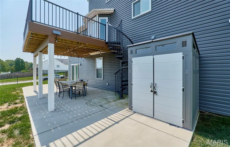 built-in storage shed — 3 Floral Court, O'Fallon, MO 63368