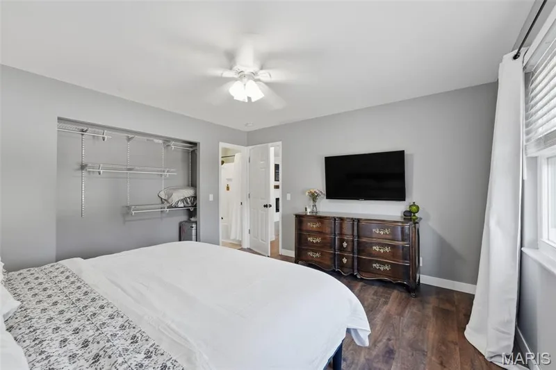 Primary bedroom is big! Closet doors will be installed before closing. — 17 Oak Hill Lane, St Peters, MO 63376