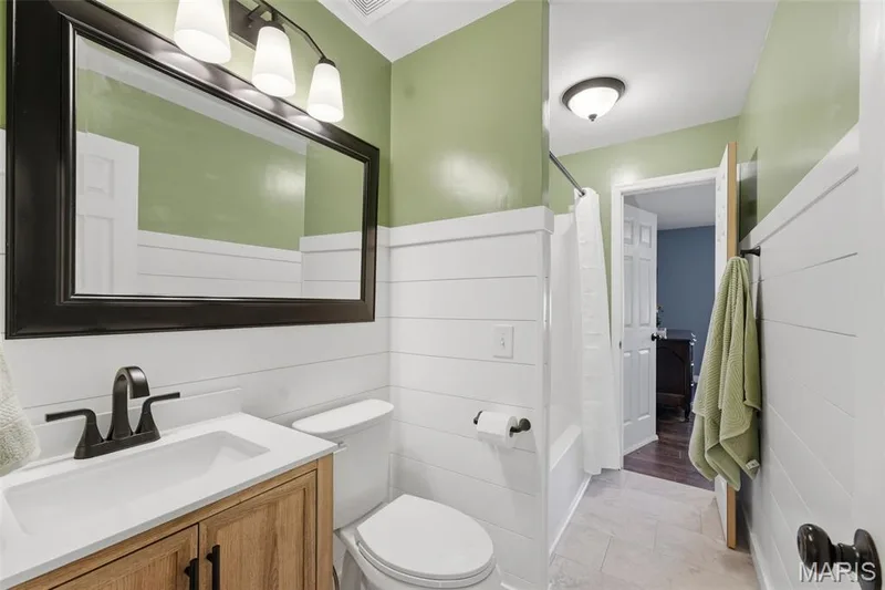 This bathroom is beautiful and brand new! — 17 Oak Hill Lane, St Peters, MO 63376