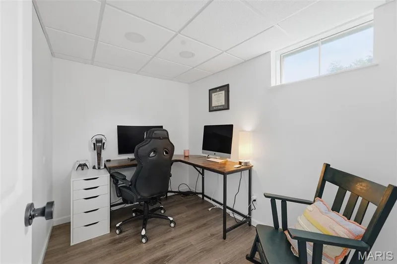 Basement office. — 17 Oak Hill Lane, St Peters, MO 63376