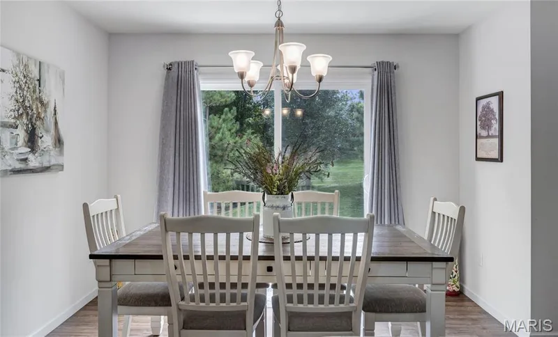 Cheery & bright breakfast area — 492 Pleasant Breeze Drive, Wentzville, MO 63385