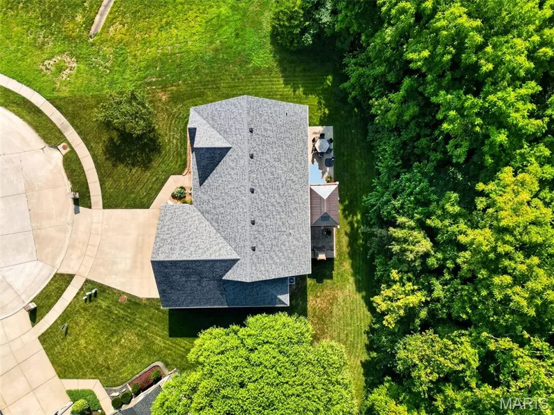 amazing tree lined backyard — 132 Miranda Court, Wentzville, MO 63385