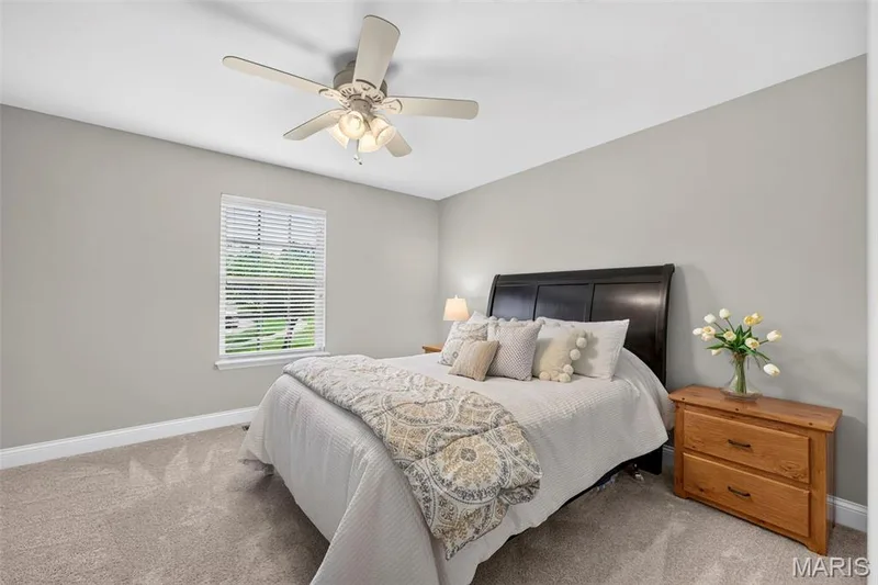 one of 3 bedrooms upstairs. — 132 Miranda Court, Wentzville, MO 63385