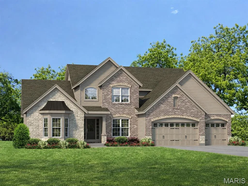 Rendering of Elevation — 1 Wyndham E4 @ Harvest Heritage, O'Fallon, MO 63385