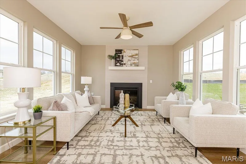 Photo representation of a similar home.  Some features shown may be optional. — 1 Wyndham E4 @ Harvest Heritage, O'Fallon, MO 63385